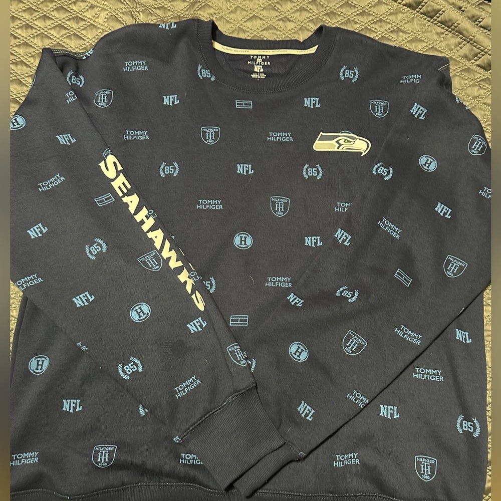 Men’s Tommy Hilfiger Sweater- Seattle Seahawks Edition
